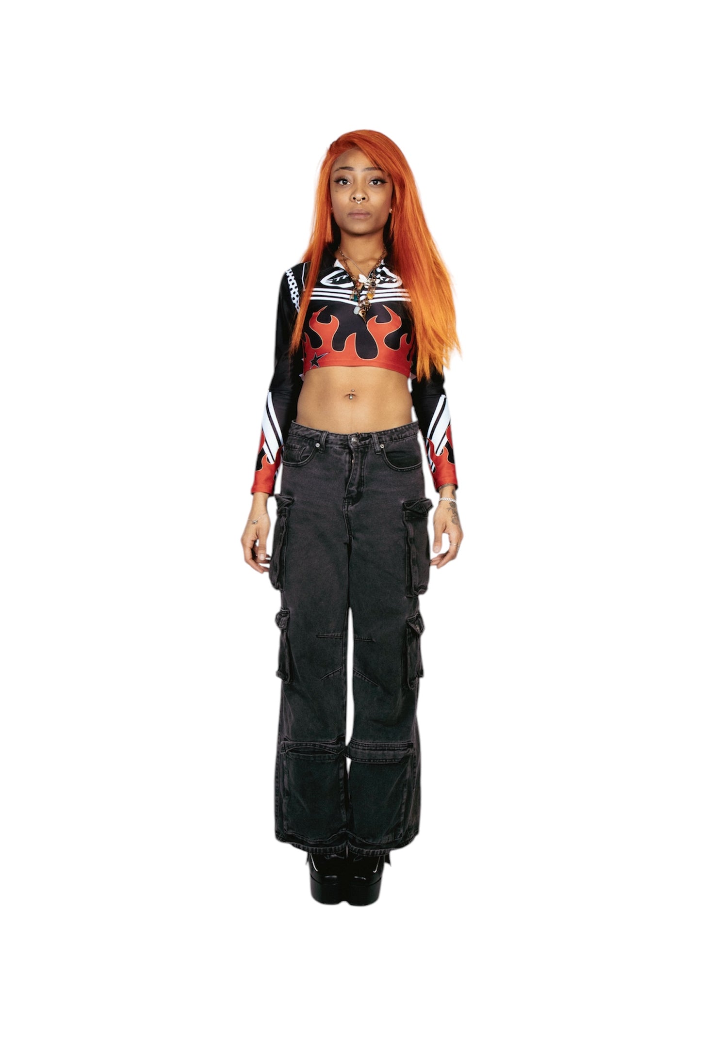 Starkit Women’s Flame Crop Top